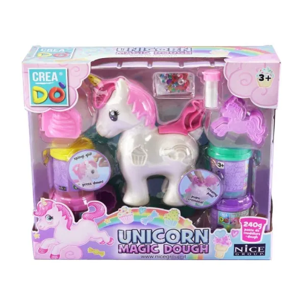 σετ καλούπια & πλαστελίνες mier edu unicorn 3+ - Nicegroup