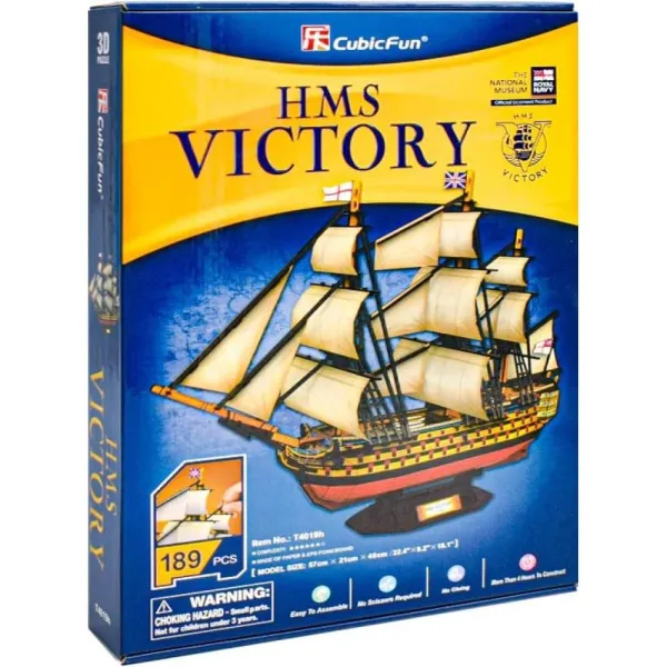 Κατασκευή 3d hms victory cubic fun 189 τεμάχια 8+ - Cubic fun