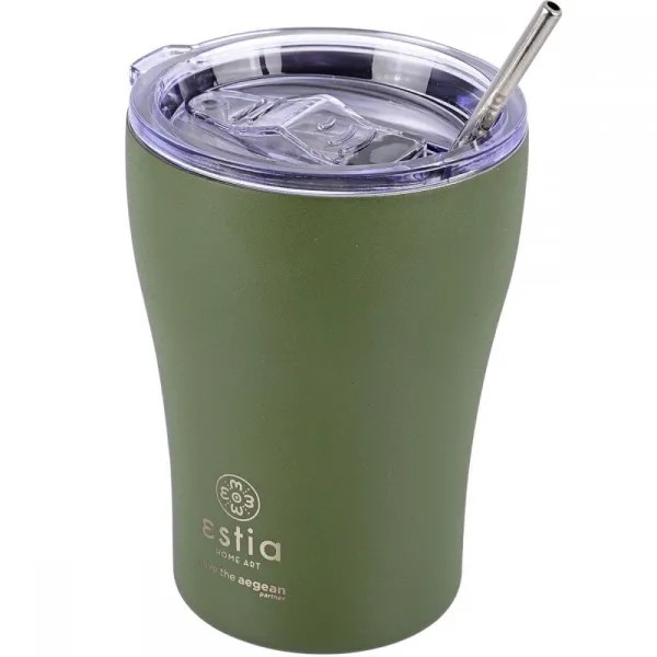 ποτήρι θερμός estia coffee mug save the aegean 350ml forest spirit - Estia