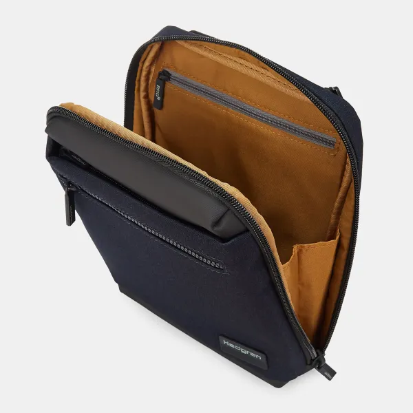 τσαντάκι ωμου hedgren chip slim crossover rfid blue - Hedgren