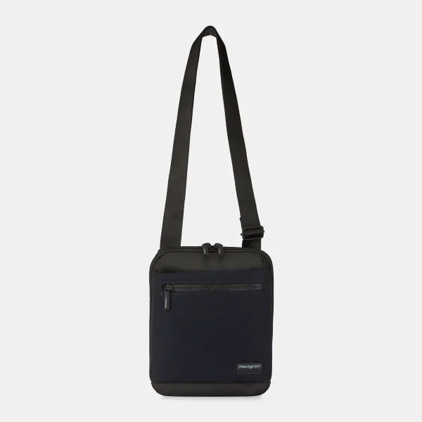 τσαντάκι ωμου hedgren chip slim crossover rfid blue - Hedgren
