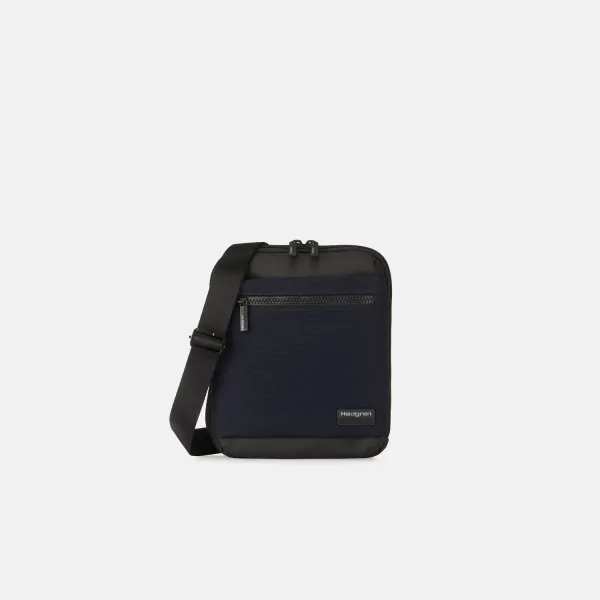 τσαντάκι ωμου hedgren chip slim crossover rfid blue - Hedgren