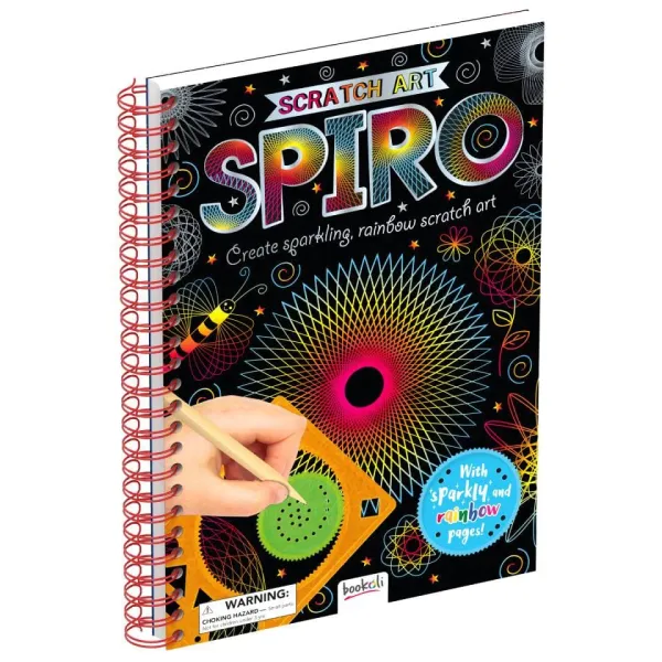 Μπλοκ ζωγραφικής bookoli scratch art spiro 4+ - Bookoli
