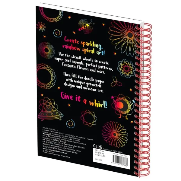 Μπλοκ ζωγραφικής bookoli scratch art spiro 4+ - Bookoli