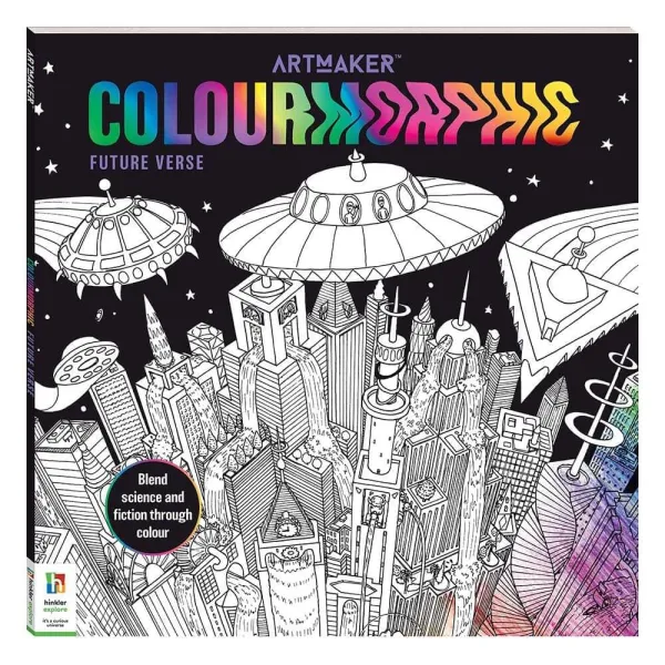 Μπλοκ ζωγραφικής hinkler artmaker colourmorphic future verse - Hinkler