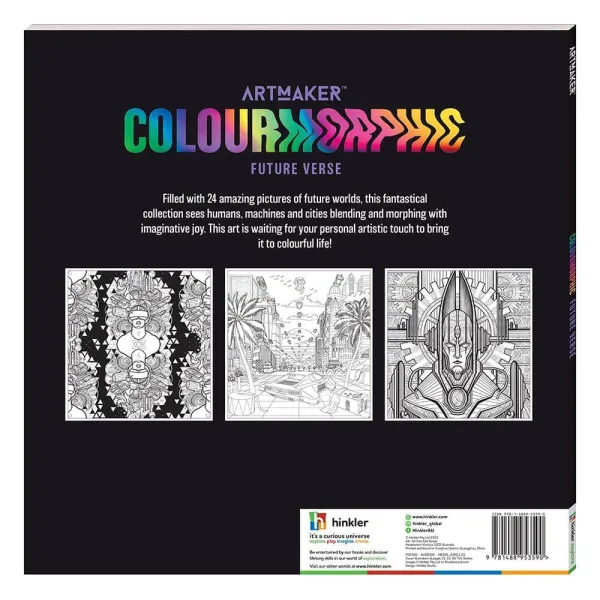 Μπλοκ ζωγραφικής hinkler artmaker colourmorphic future verse - Hinkler