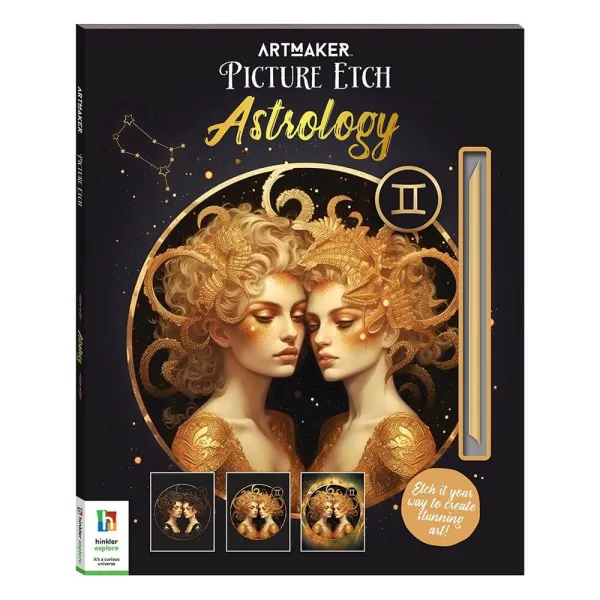Μπλοκ ζωγραφικής hinkler picture etch astrology - Hinkler