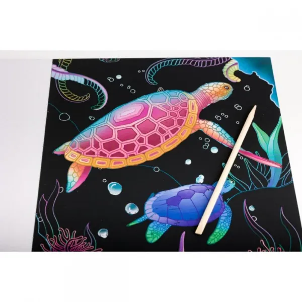 Μπλοκ ζωγραφικής hinkler picture etch underwater worlds - Hinkler
