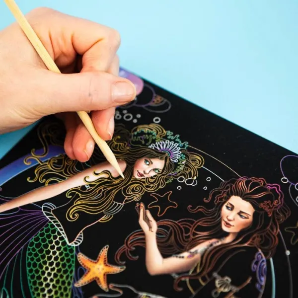 Μπλοκ ζωγραφικής hinkler picture etch underwater worlds - Hinkler