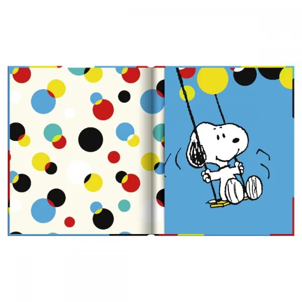 σημειωματάριο premium paper snoopy σκληρό εξώφυλλο με λάστιχο 17x21cm relaxing - Premium paper