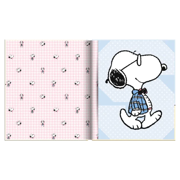 σημειωματάριο premium paper snoopy σκληρό εξώφυλλο με λάστιχο 17x21cm sunbathing - Premium paper
