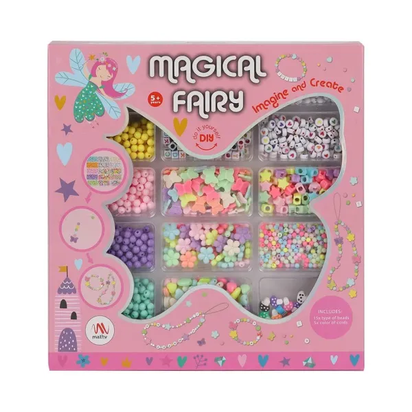 Κατασκευή κοσμημάτων imagine and create magic fairy jewelry kit 5+ - Mathv