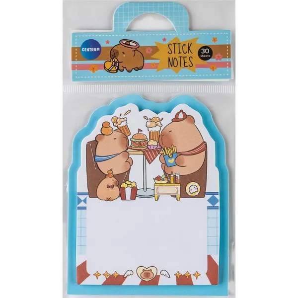 Αυτοκόλλητα χαρτάκια centrum capybara 70x90mm 30 φύλλα - Centrum