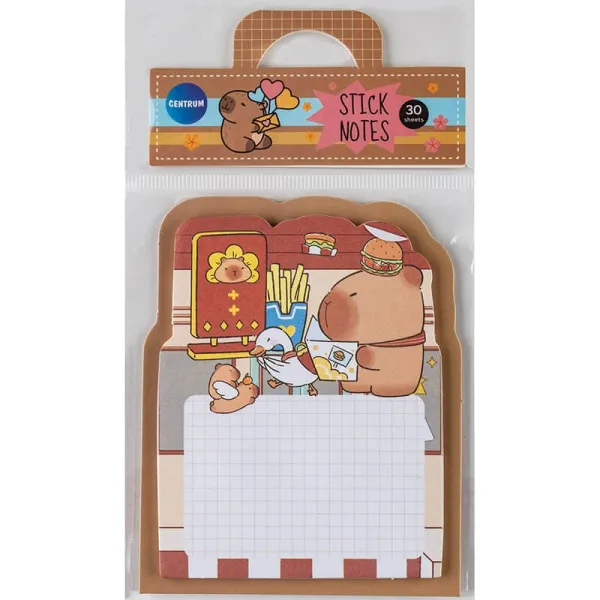 Αυτοκόλλητα χαρτάκια centrum capybara 70x90mm 30 φύλλα - Centrum