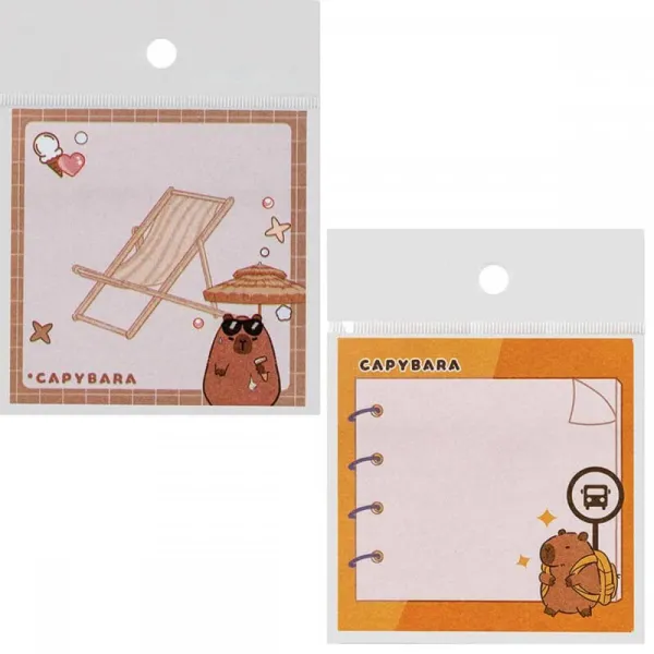Αυτοκόλλητα χαρτάκια centrum capybara 80x80mm 50 φύλλα - Centrum