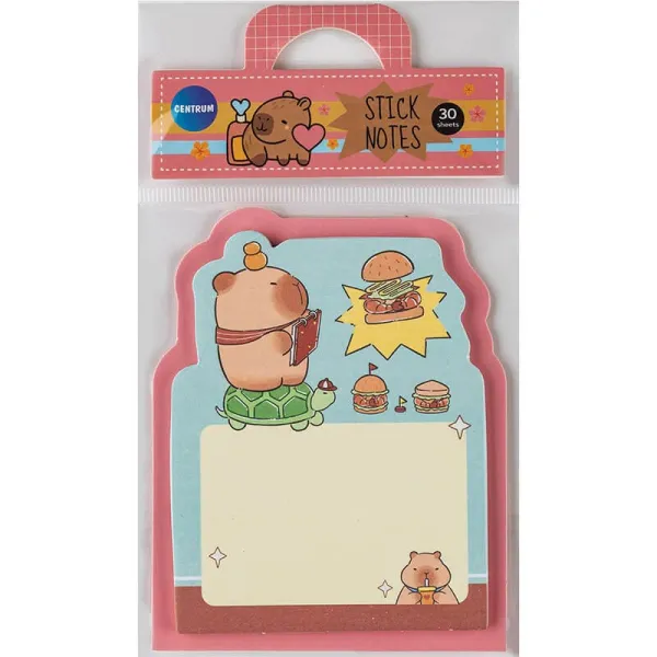 Αυτοκόλλητα χαρτάκια centrum capybara 70x90mm 30 φύλλα - Centrum