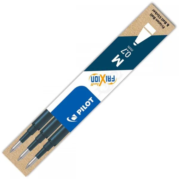 Ανταλλακτικό pilot frixion ball 0.7mm blue black 3 τεμάχια - Pilot