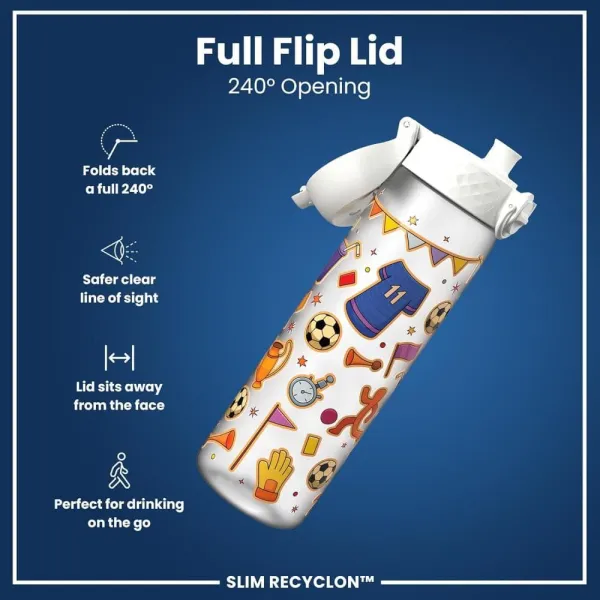 παγούρι ion8 slim 500ml football - Ion8