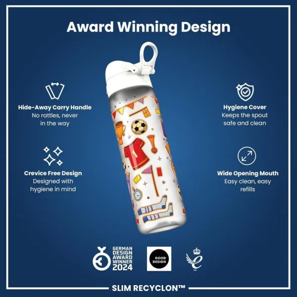παγούρι ion8 slim 500ml football - Ion8