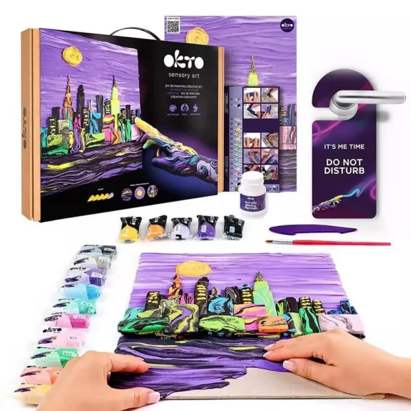 Δημιουργικό σετ ζωγραφικής 3d με πηλό okto new york skyline 14+ - Okto