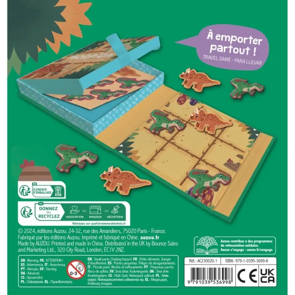 Επιτραπέζιο παιχνίδι auzou my little magnetix games morpion 6+ - Auzou