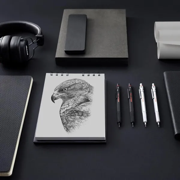 στυλό rotring 600 silver ballpen - Rotring