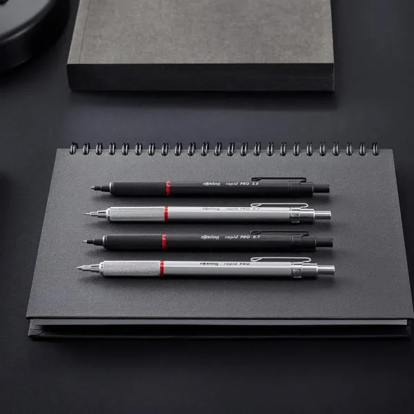 Μηχανικό μολύβι rotring rapid pro 0.5mm silver - Rotring