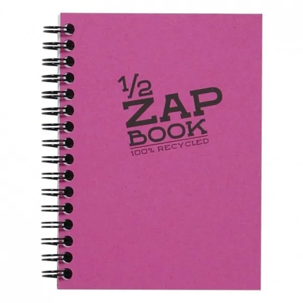 Μπλοκ clairefontaine 1/2 zap book σπιράλ 100% recycled a5 - Clairefontaine