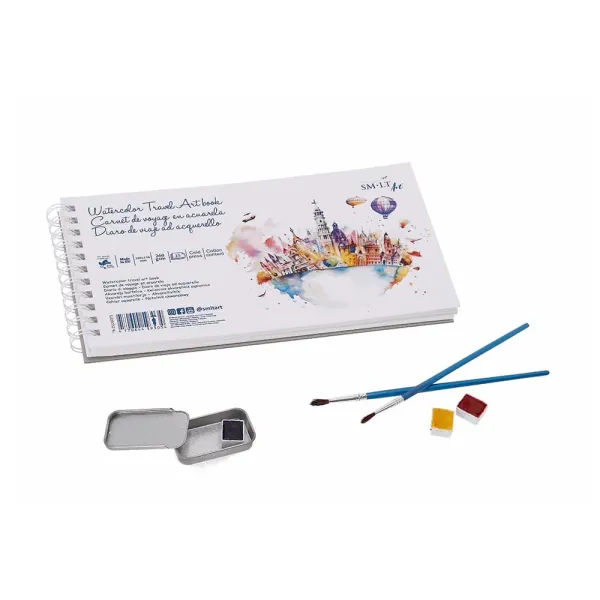 Μπλοκ ζωγραφικής smlt art ταξιδιού 15x28cm 25 φύλλα 260gr - Smlart