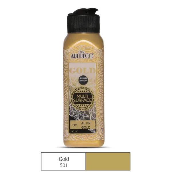 χρώμα ακρυλικό artdeco 140ml multi gold 501 - Artdeco