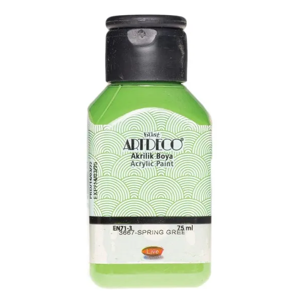 χρώμα ακρυλικό artdeco 75ml spring green 3667 - Artdeco