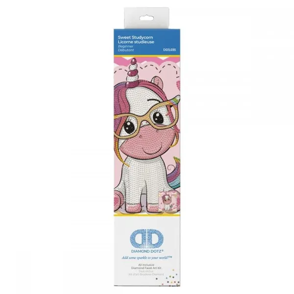 Κατασκευή diamond dotz καμβάς sweet studycorn 23x32cm 8+ - Diamond dotz