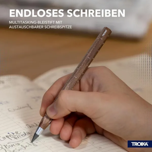 Μολύβι multitasking pencil troika walnut διάρκεια 20 χιλιόμετρα - Troika