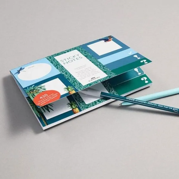 Αυτοκόλλητες σημειώσεις cedon sticky notes turquoise 420 τεμάχια - Cedon