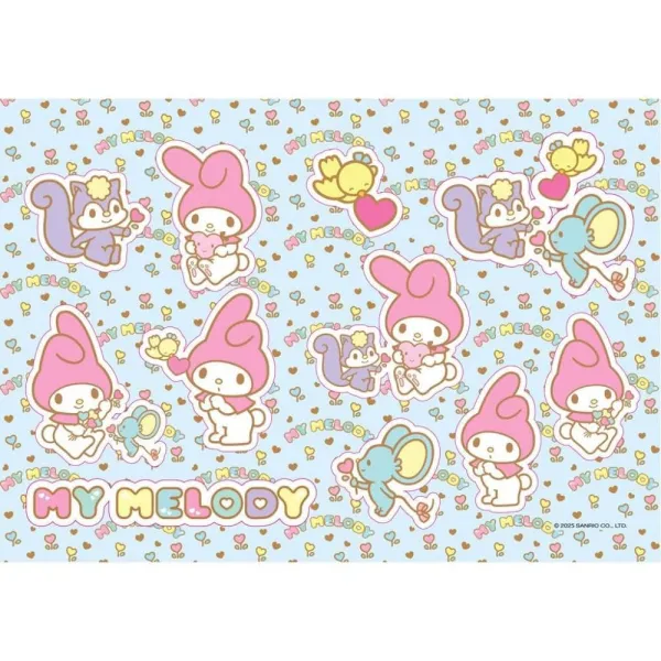 Μπλοκ ζωγραφικής 23x33cm my melody 40 φύλλα με αυτοκόλλητα - Diakakis