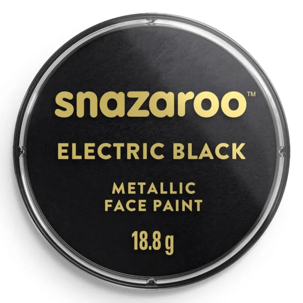 χρώμα για το πρόσωπο snazaroo electric black - Snazaroo