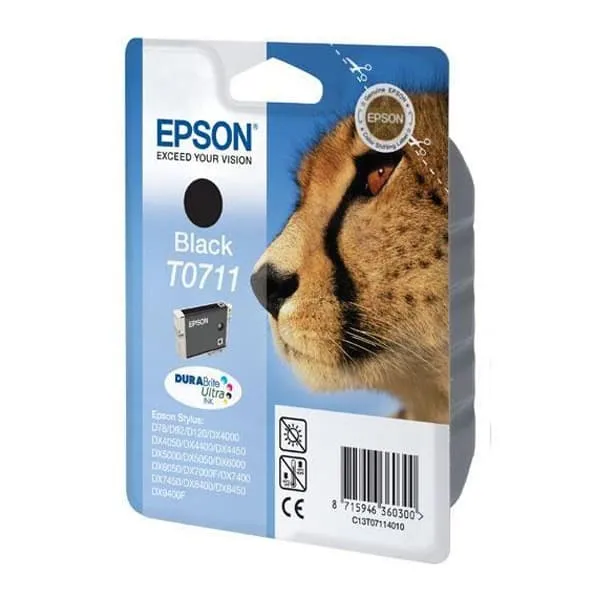 Μελάνι epson d78 black t0711 - Epson