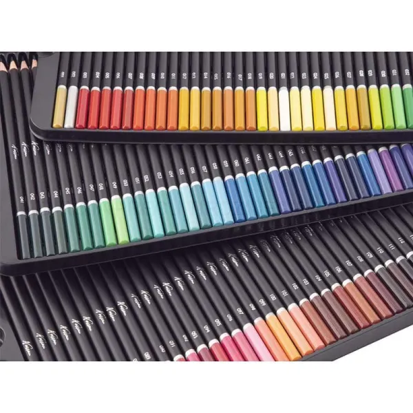 Ξυλομπογιές nassau artists pencils σε μεταλλική κασετίνα 120 χρώματα - Nassau