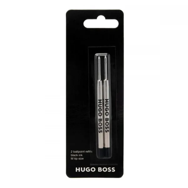 Ανταλλακτικό στυλό hugo boss ballpen συσκευασία 2 τεμαχίων μαύρο - Hugo boss