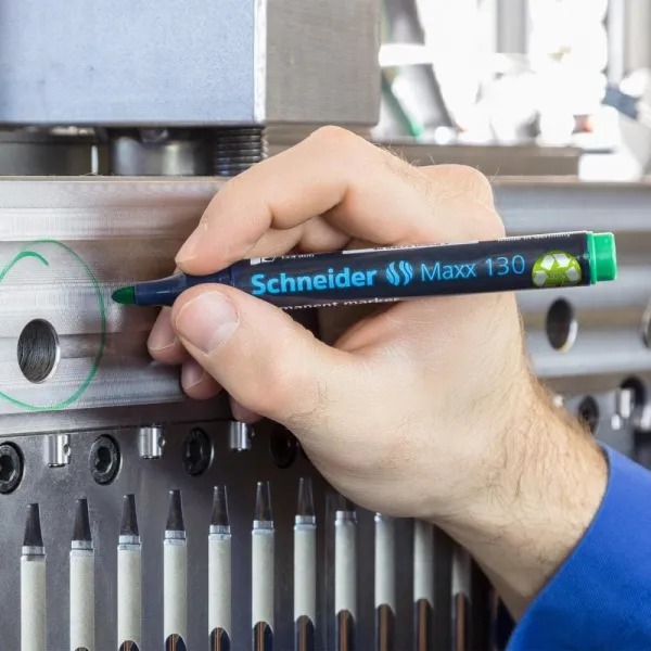 Μαρκαδόρος schneider permanent maxx 130 1-3mm πορτοκαλί - Schneider