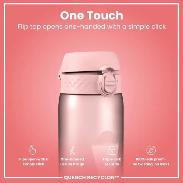 παγούρι ion8 1000ml motivator pink purple - Ion8