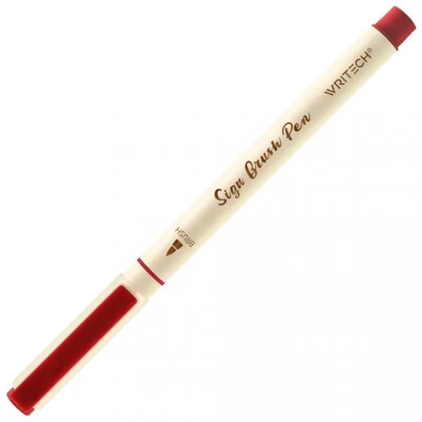 Μαρκαδόρος writech sign brush pen w827 brown - Writech