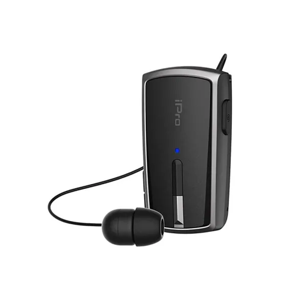 Ακουστικό bluetooth ipro rh120 retractable μαύρο-γκρι - Ipro