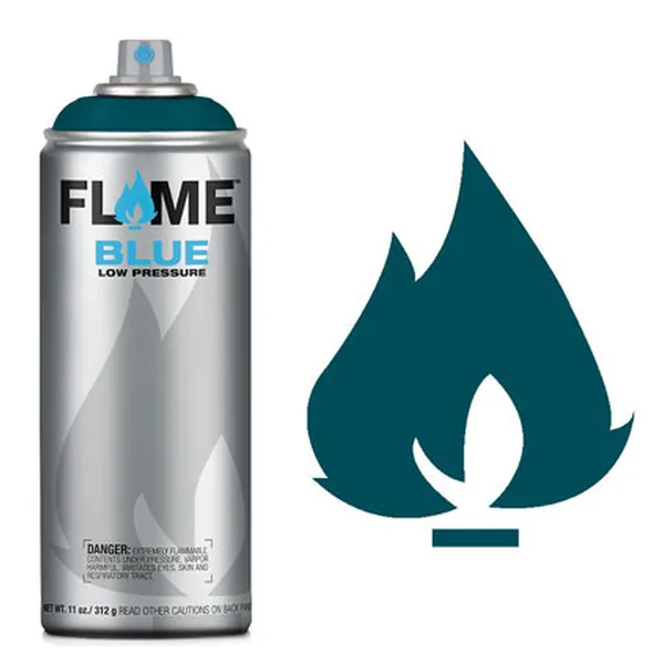 χρώμα σπρέυ graffiti flame 400ml fb618 aqua - Cosmoslack