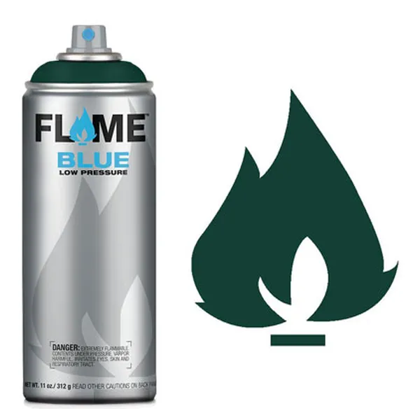 χρώμα σπρέυ graffiti flame 400ml fb668 menthol dark - Cosmoslack
