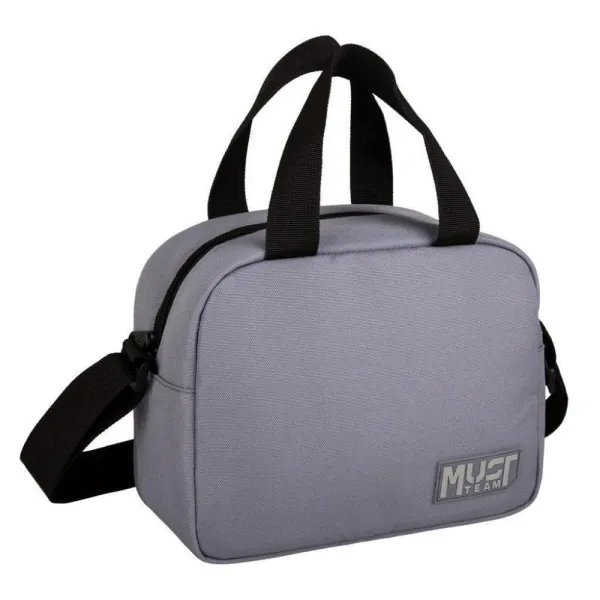 τσαντάκι φαγητού must team grey 24x19x13cm - Diakakis