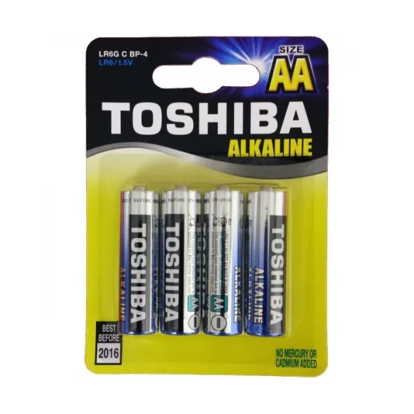 Μπαταρίες toshiba aa alkaline 4 τεμάχια - Toshiba