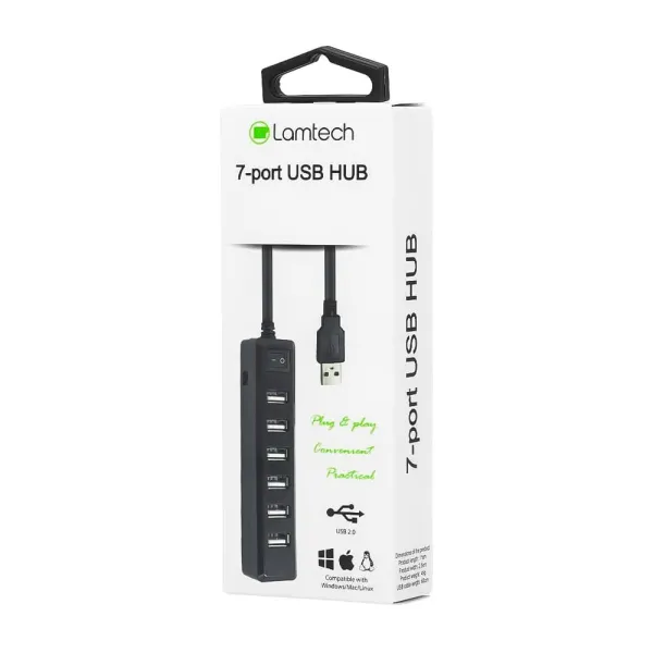 Usb hub 7 port lamtech - Lamtech