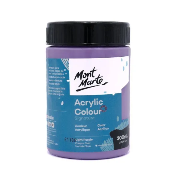 Ακρυλικό χρώμα mont marte 300ml studio acrylic light purple - Mont marte