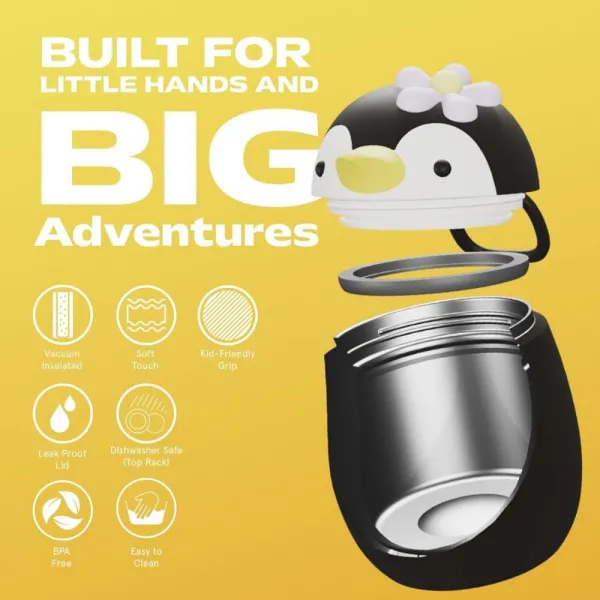 Δοχείο φαγητού asobu ισοθερμικό bestie food jar penguin 600ml - Asobu